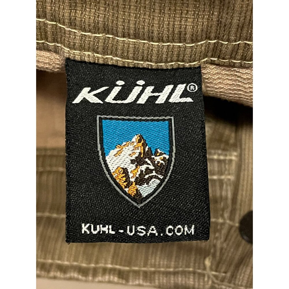 Kuhl Men's Vintage Midweight Brown Striped Hiking Pants 36" x 30" - Picture 6 of 7